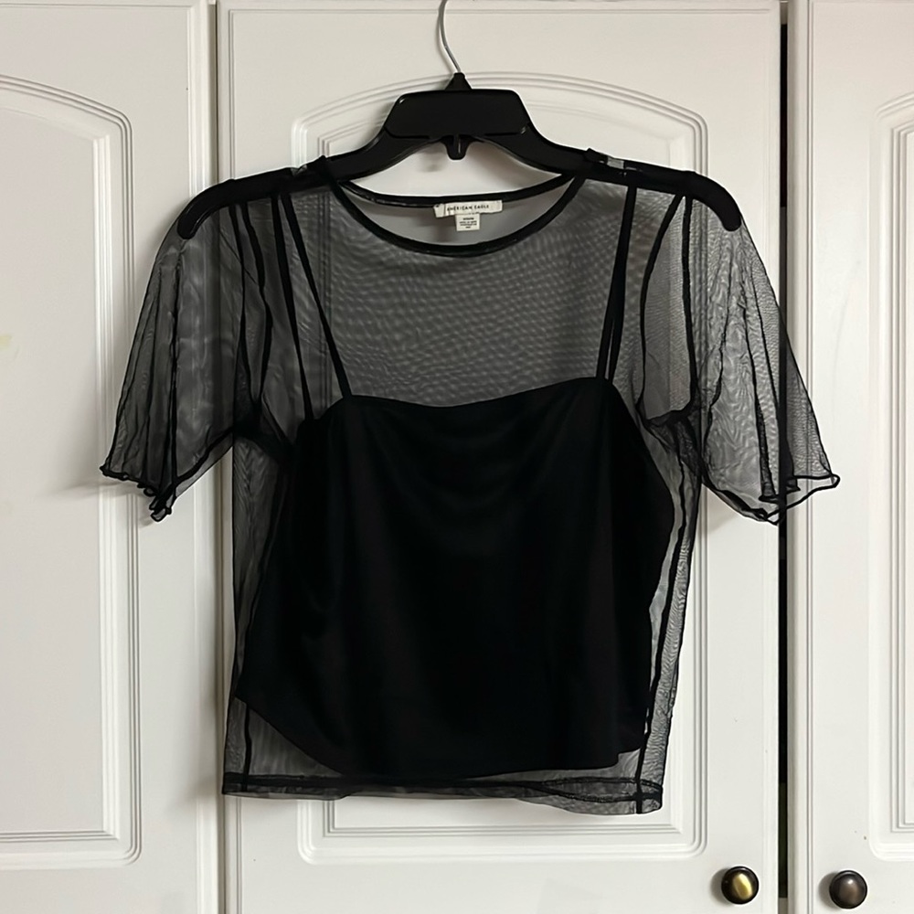 American eagle blouse.
Size: M
Color: black